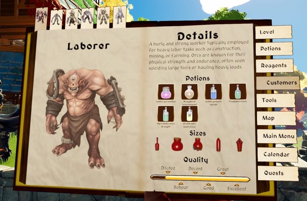 Potion Shop Simulator Laborer