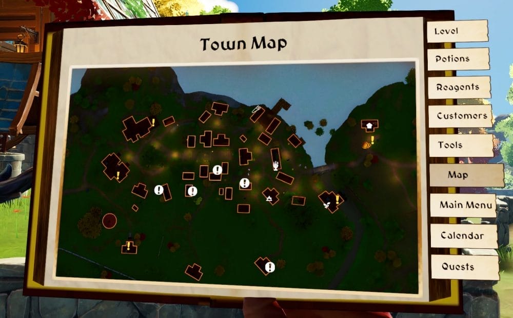 Potion Shop Simulator map