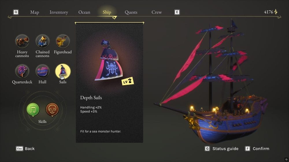 Customise your ship
