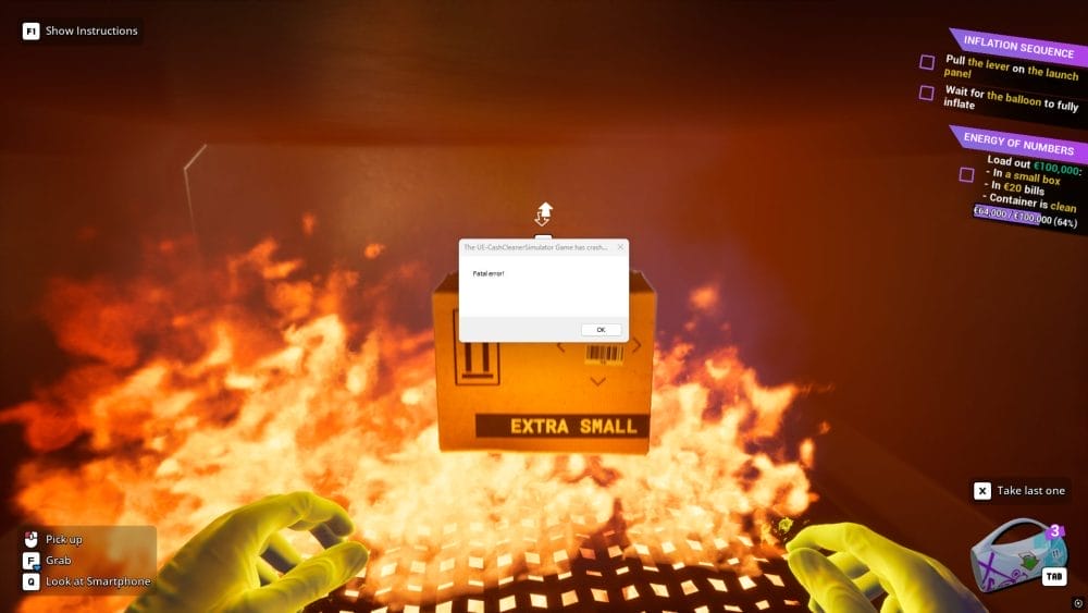 Cash Cleaning Simulator