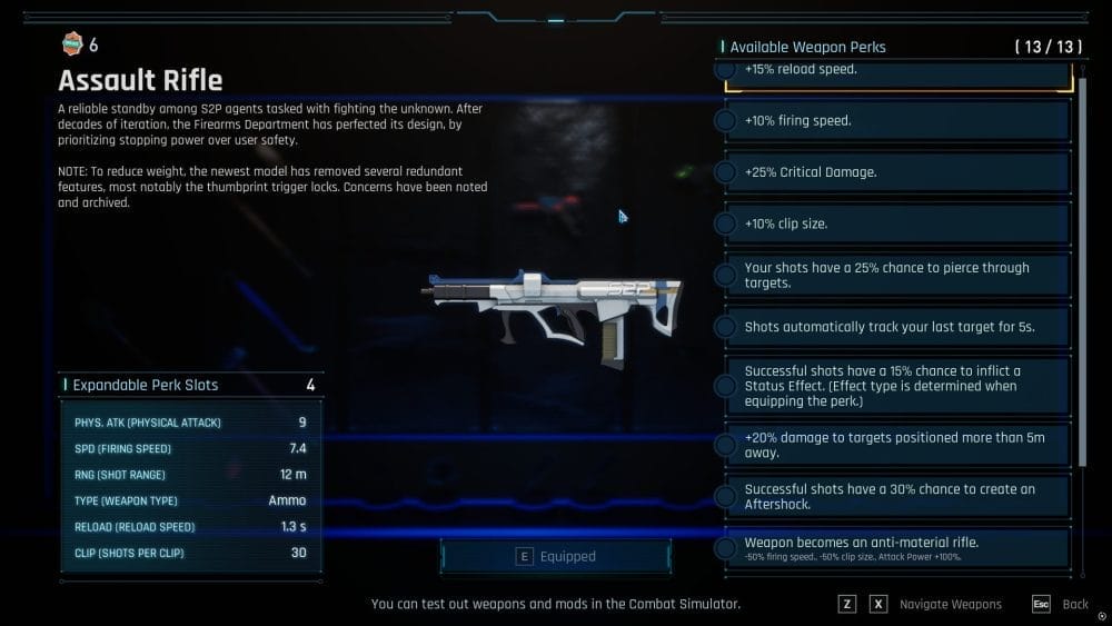 Weapon enhancement